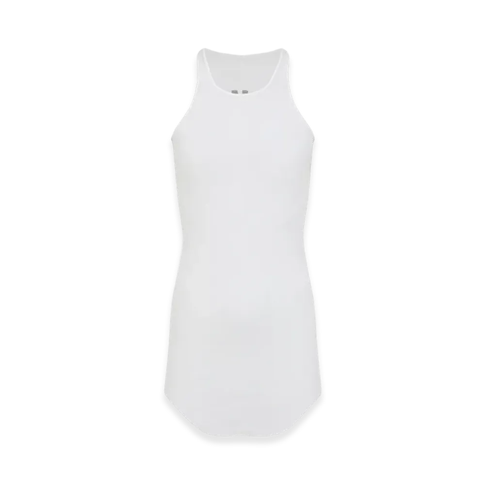 Rick Owens Basic Rib Tank Top "White"