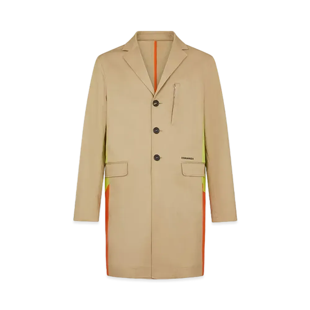 Dsquared2 Racer Coat "Stone"