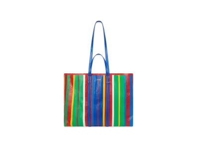 BALENCIAGA Barbes Large East-West Shopper Bag "Blue"