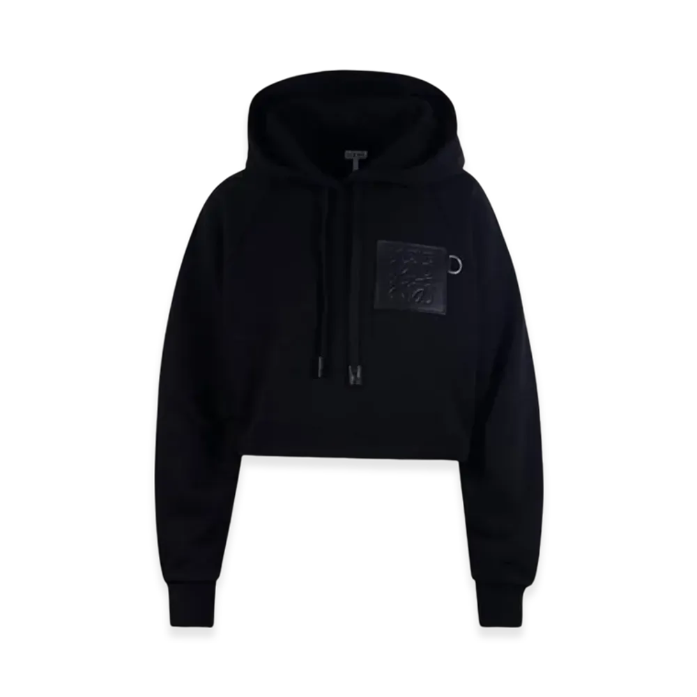 LOEWE Women's Cropped In Cotton "Black"