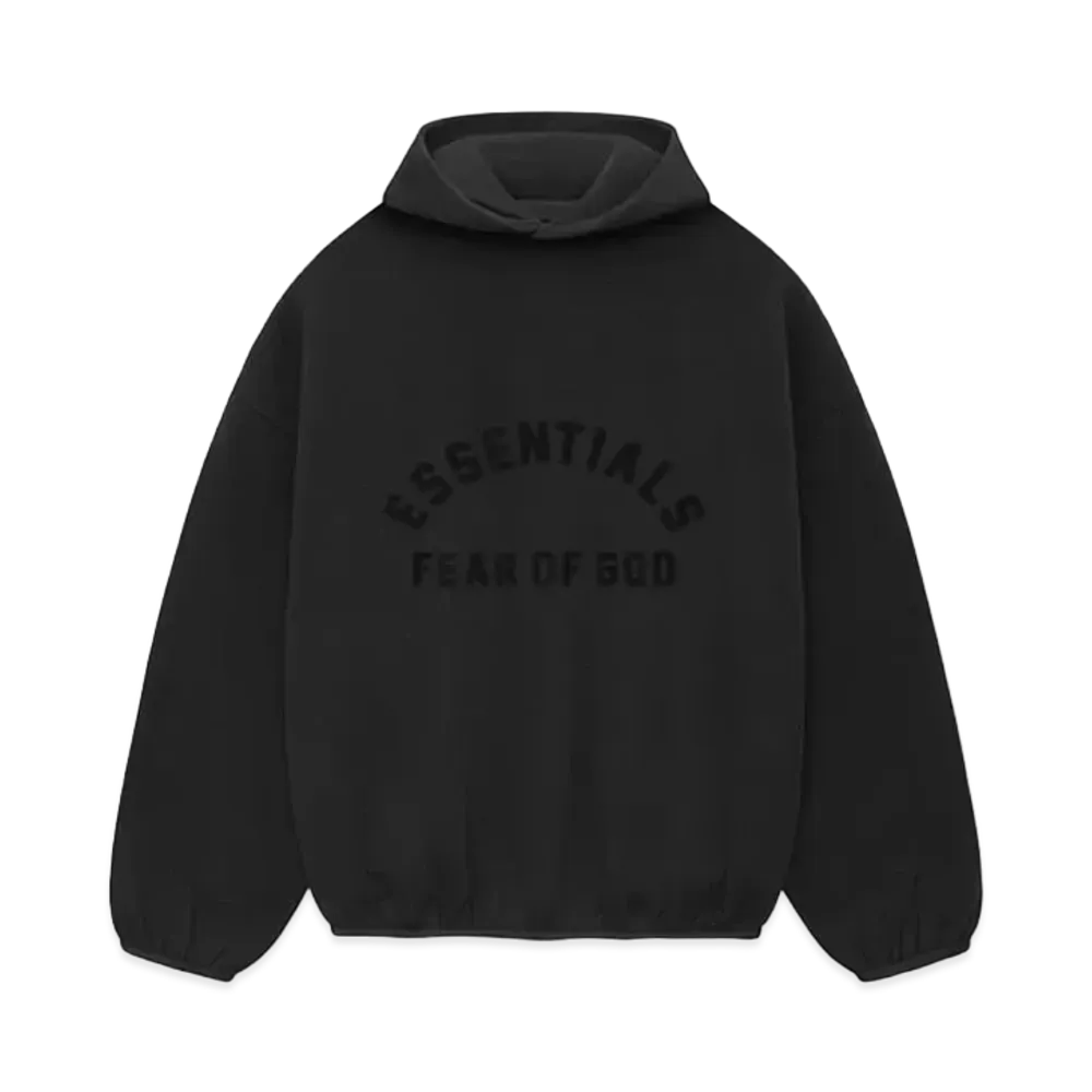 FEAR OF GOD Nylon Fleece Hoodie "Black"