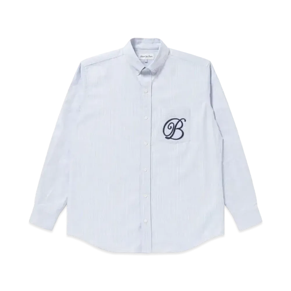 BlackEyePatch B Emblem Striped SHirt "Sax"