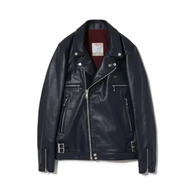 UNDERCOVER Cow Leather Rider Jacket "Black"