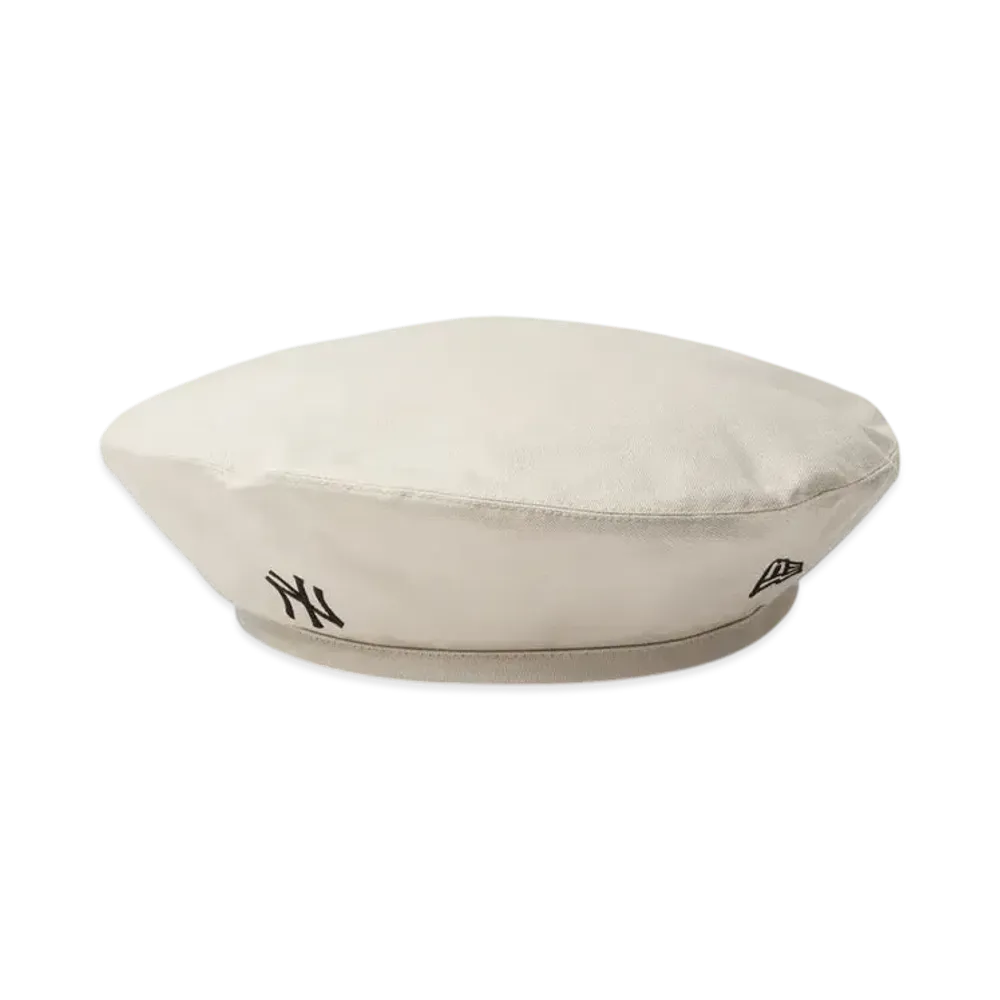 NEW ERA Beret New York Yankees Khaki Sweatband "Stone"