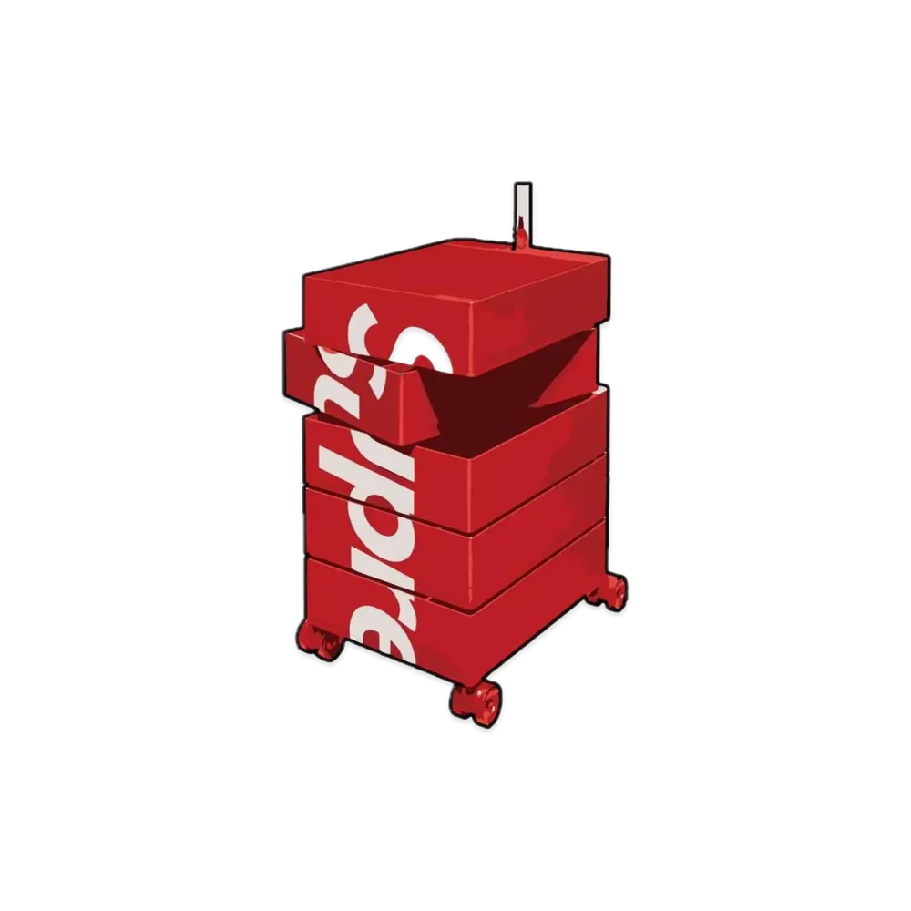 Supreme x Magis 5 Drawer 360 Container "Red"
