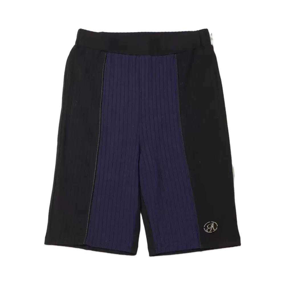 atmos pink Bicolor Ribbed Biker Pants "Navy"