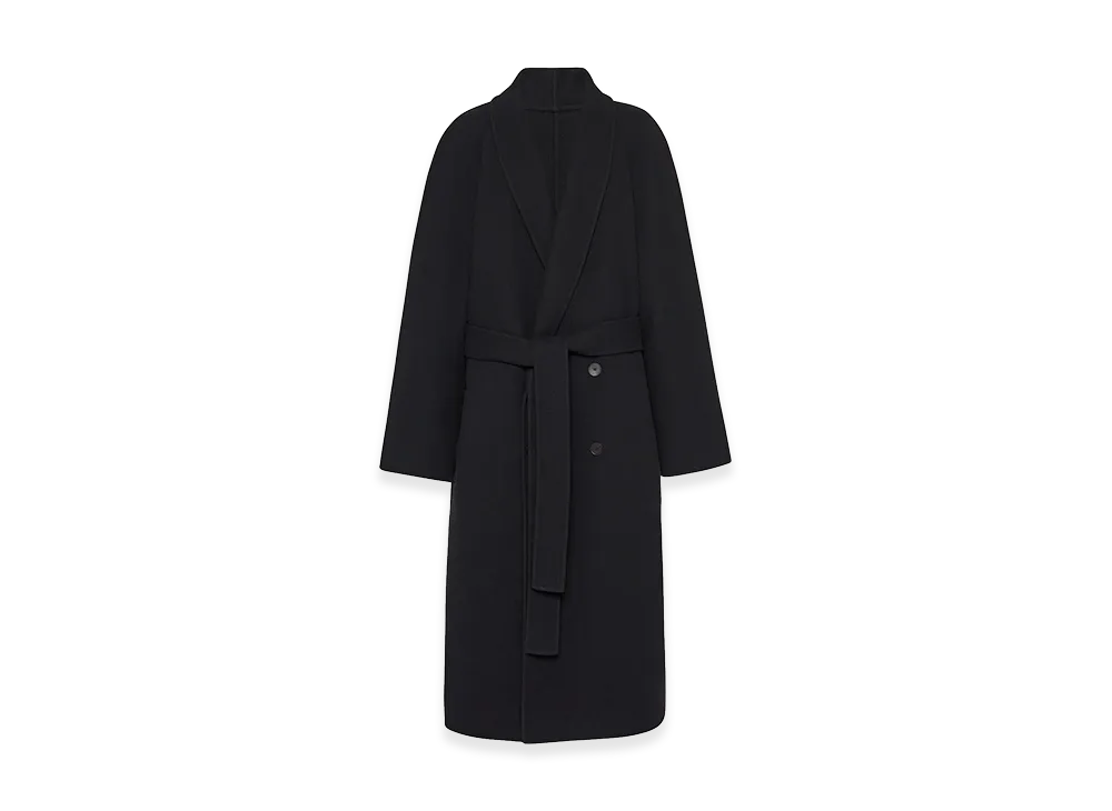 The Row Ferro Coat Wool and Cashmere "Black"