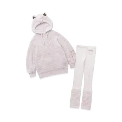 GELATO PIQUE x Pokemon Sleep Gelato Purin Hoodie&Leg Warmer Leggings Set "Pink"