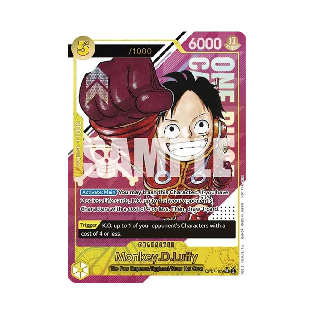 モンキー・D・ルフィ SR-P [OP07-109]【英語版】(プロモーションカード「チャンピオンシップ 2024 イベントパック」)