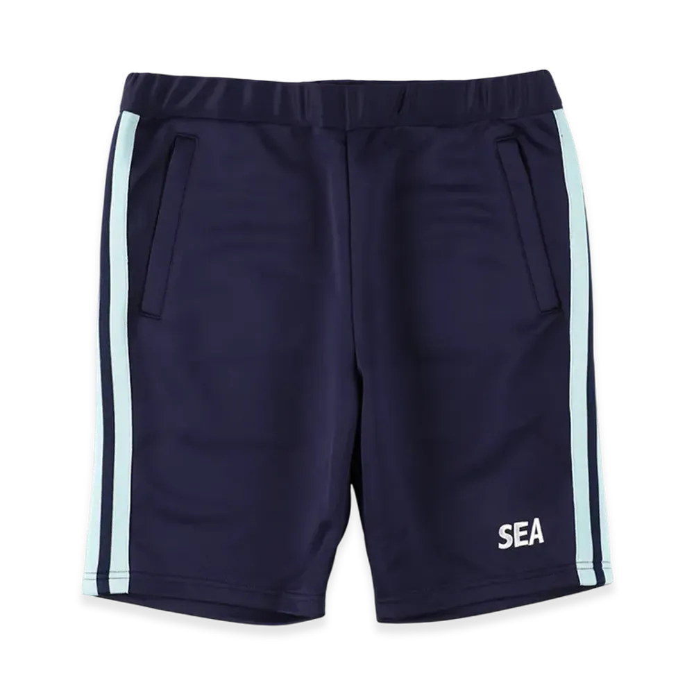 WIND AND SEA Track Shorts "Navy"