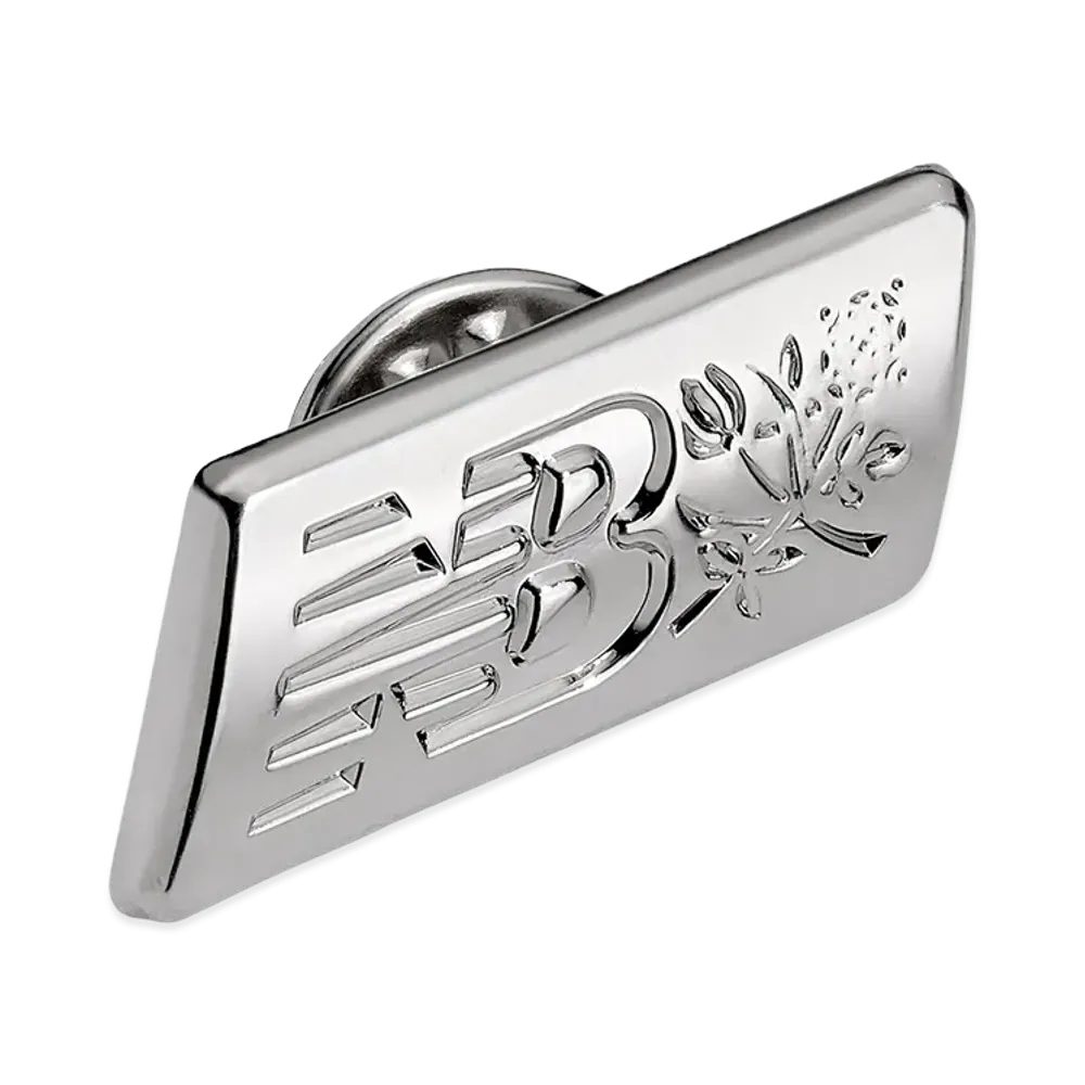 Aime Leon Dore x New Balance Logo Pin "Silver"