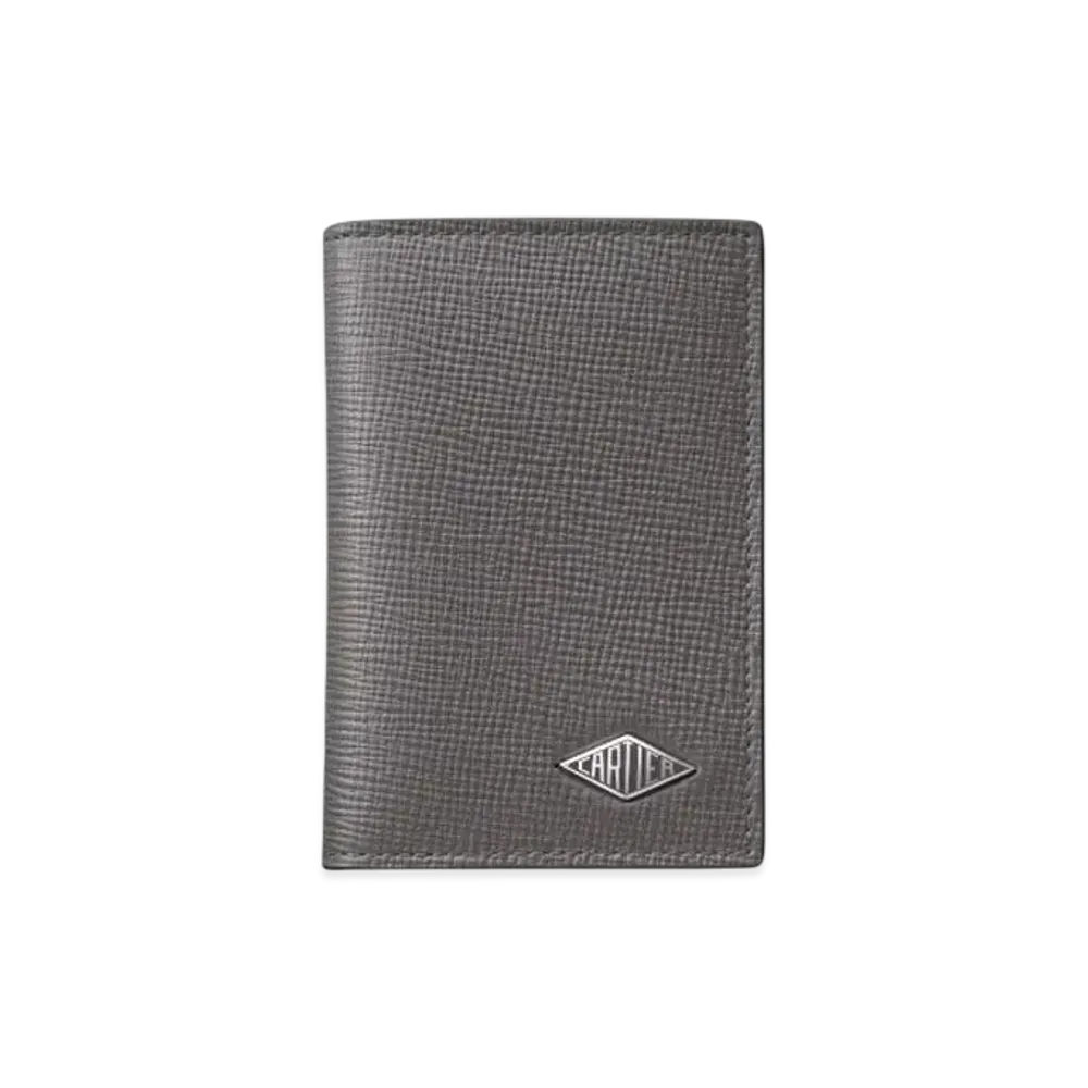 Cartier Losange Small Leather Goods, Card Holder "Gray"