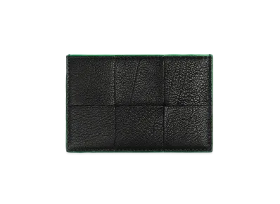 Bottega Veneta Credit Card Case "Black/Parakeet"