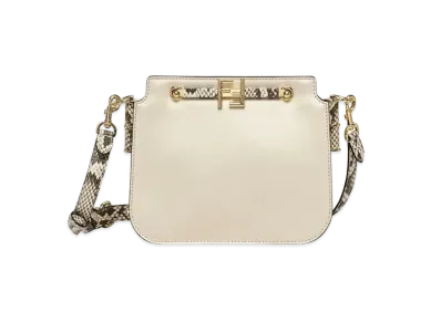 FENDI Touch Leather Bag "White"