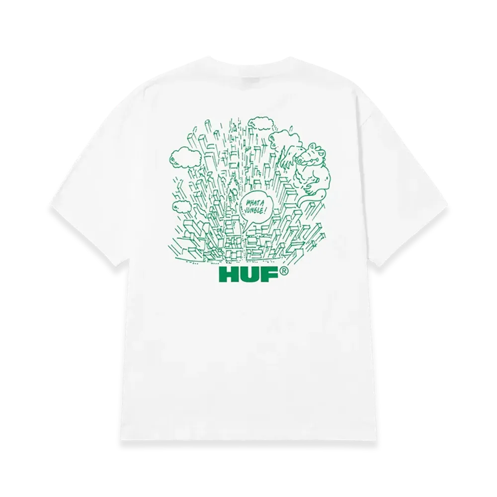 HUF What A Jungle Tee "White"