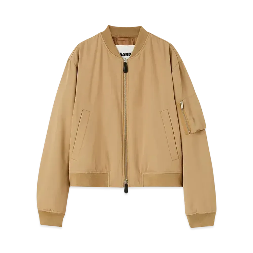Jil Sander Men's Padded Bomber Jacket "Clay"