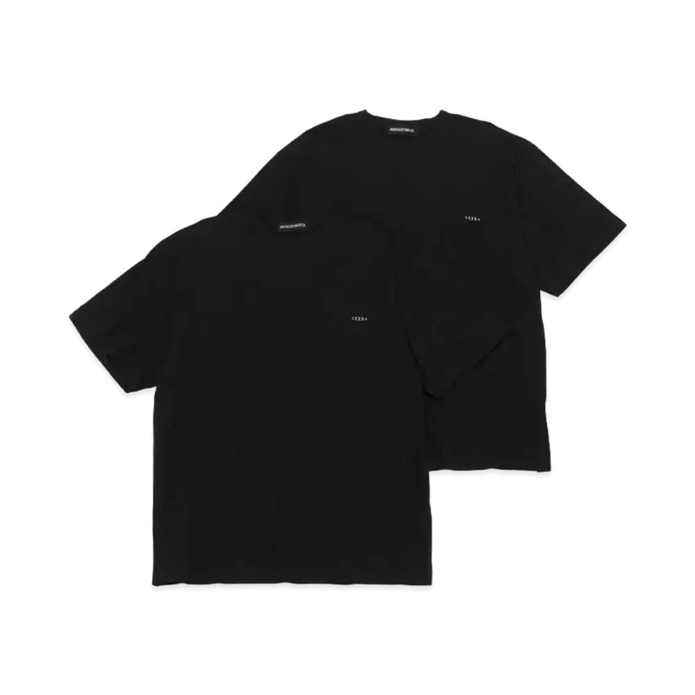 GOD SELECTION XXX T-SHIRT (2PIECE 1PACK) GX-A23-TT-01 "Black"