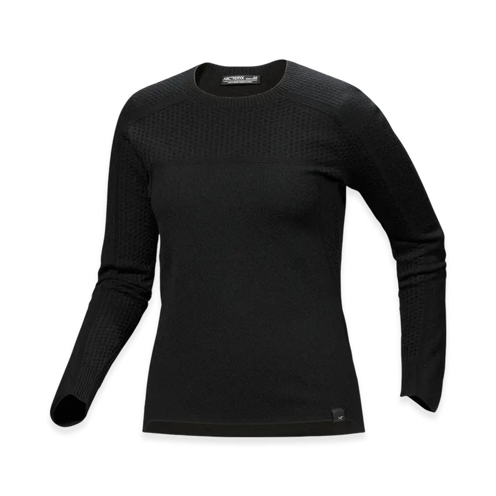 ARC'TERYX Women's Hallam Merino Wool Crew "Black" X000007876