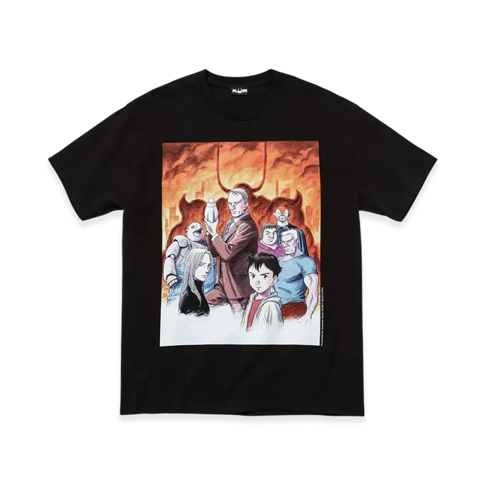 Weber x Pluto Greatest Robot On Earth T Shirt "Black"