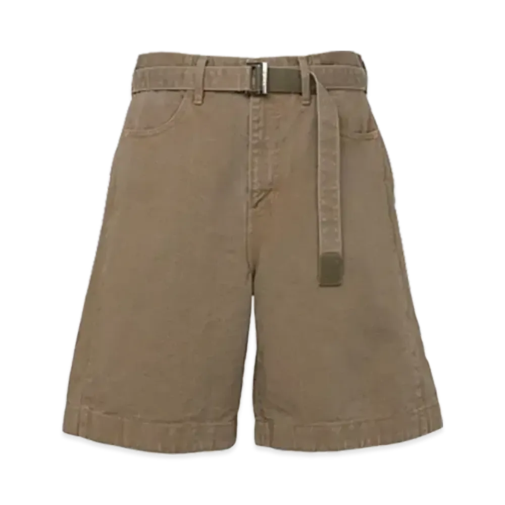 sacai Denim Shorts "Beige"