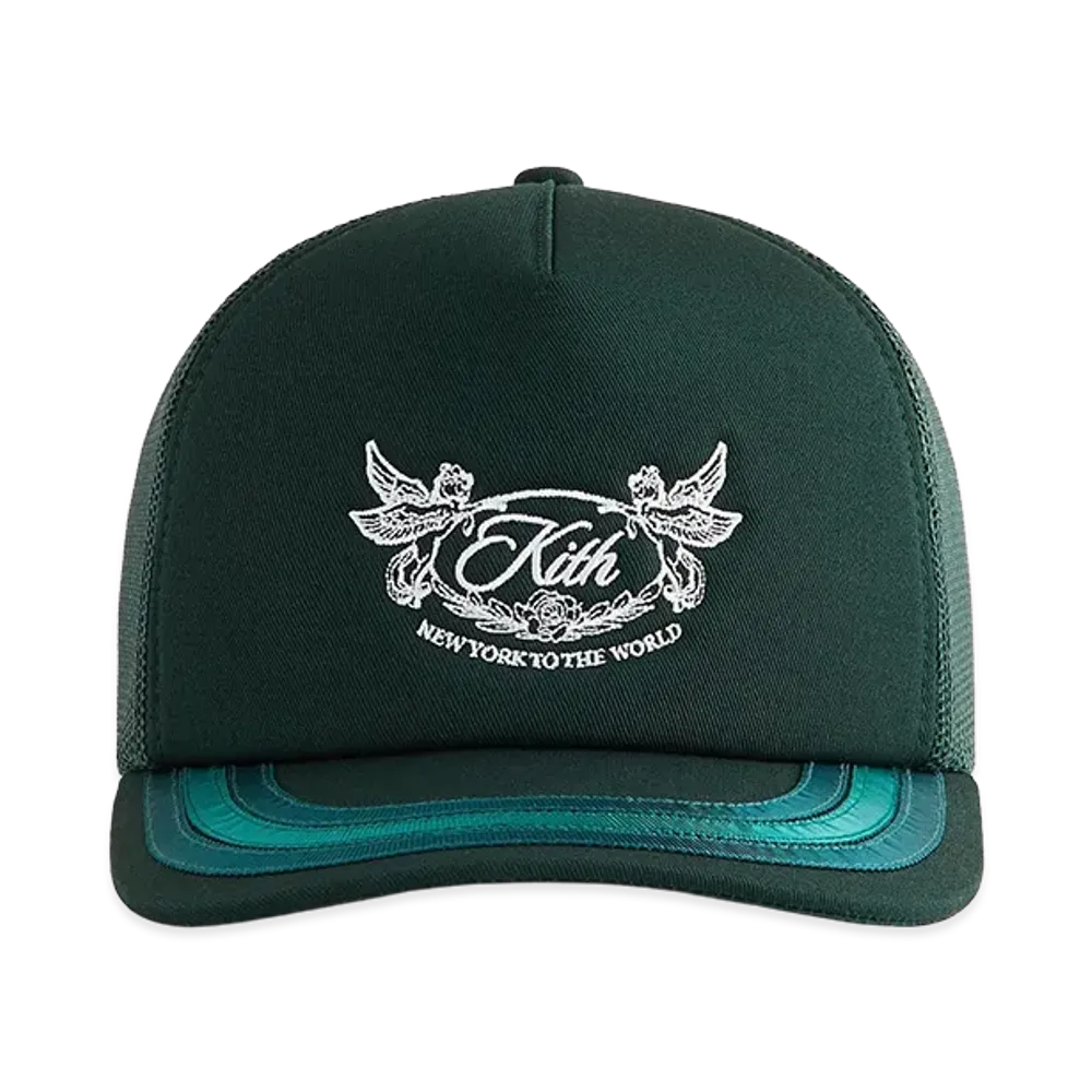 Kith Twill Nolan Trucker Hat "Algae"