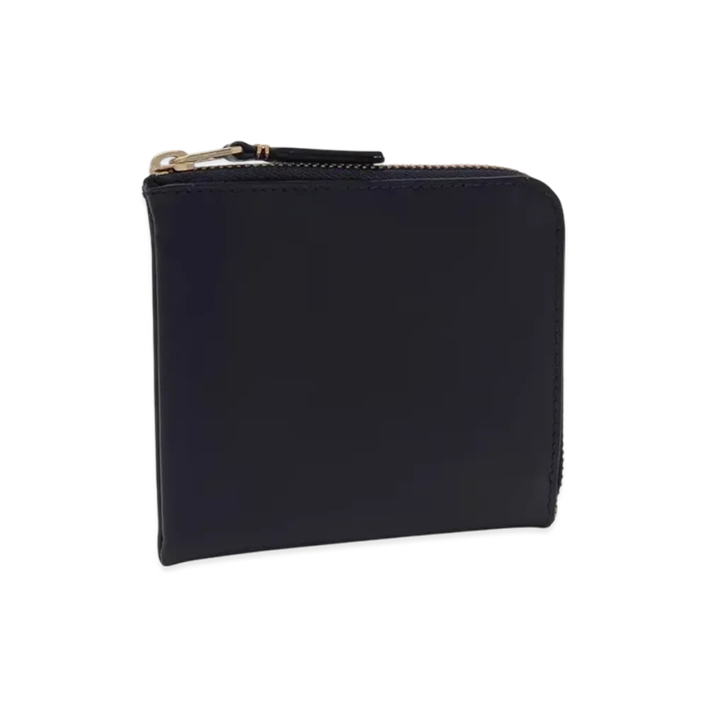 COMME des GARCONS CDG Coin Case L Shaped Non Zipper "Navy"