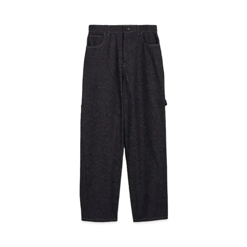 Max Mara Centro Denim Workwear Pants "Ultramarine"