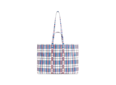 BALENCIAGA Barbes Large East-West Shopper Bag "Blue"