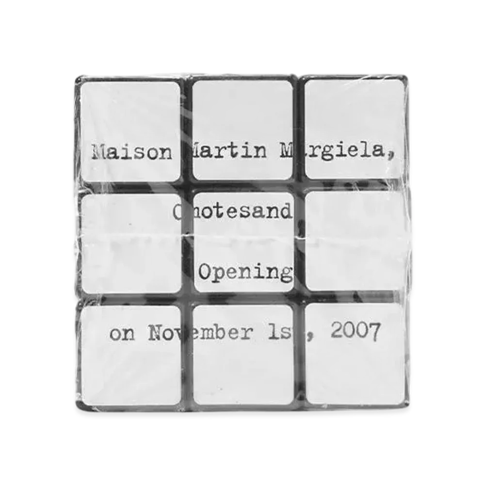 MAISON MARTIN MARGIELA 2007 OMOTESANDO OPEN RUBIK'S CUBE "WHITE"