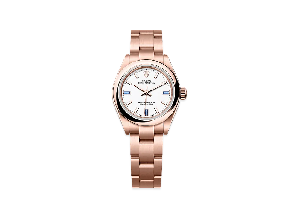 ROLEX Oyster Perpetual 28 Everose Gold "White"