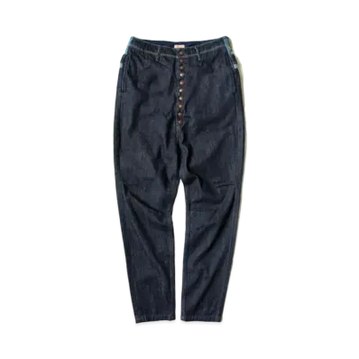 KAPITAL 11.5OZ DENIM PIERO PANTS "Indigo"