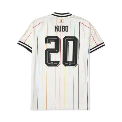 adidas Soccer Japan 2026 Away Authentic Jersey #20 Takefusa Kubo "OffWhite/Black"