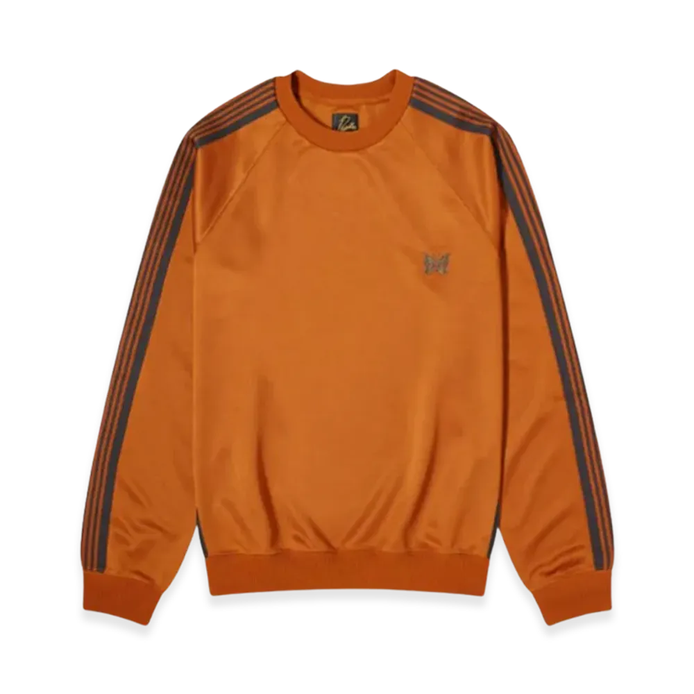 NEEDLES Track Crew Neck Poly Smooth "Rust"