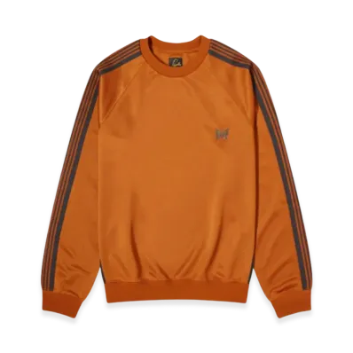 NEEDLES Track Crew Neck Poly Smooth "Rust"