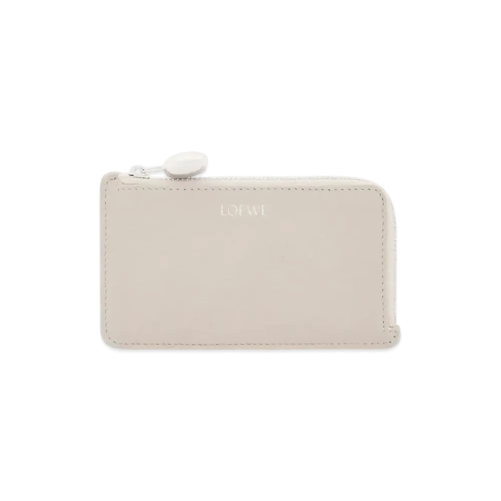 LOEWE Pebble Coin Card Holder "Light Ghost"