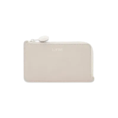 LOEWE Pebble Coin Card Holder "Light Ghost"