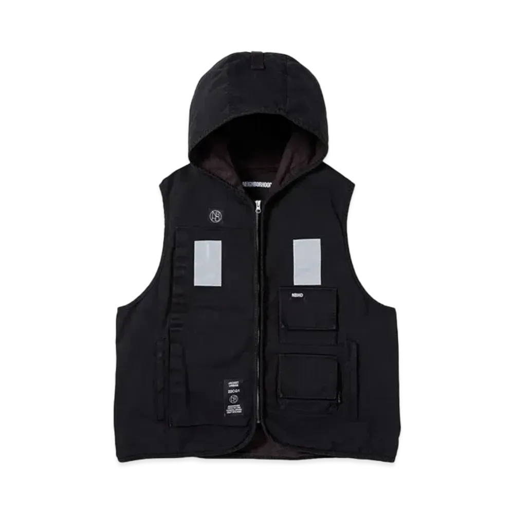 NEIGHBORHOOD LS / C-VEST "Black"