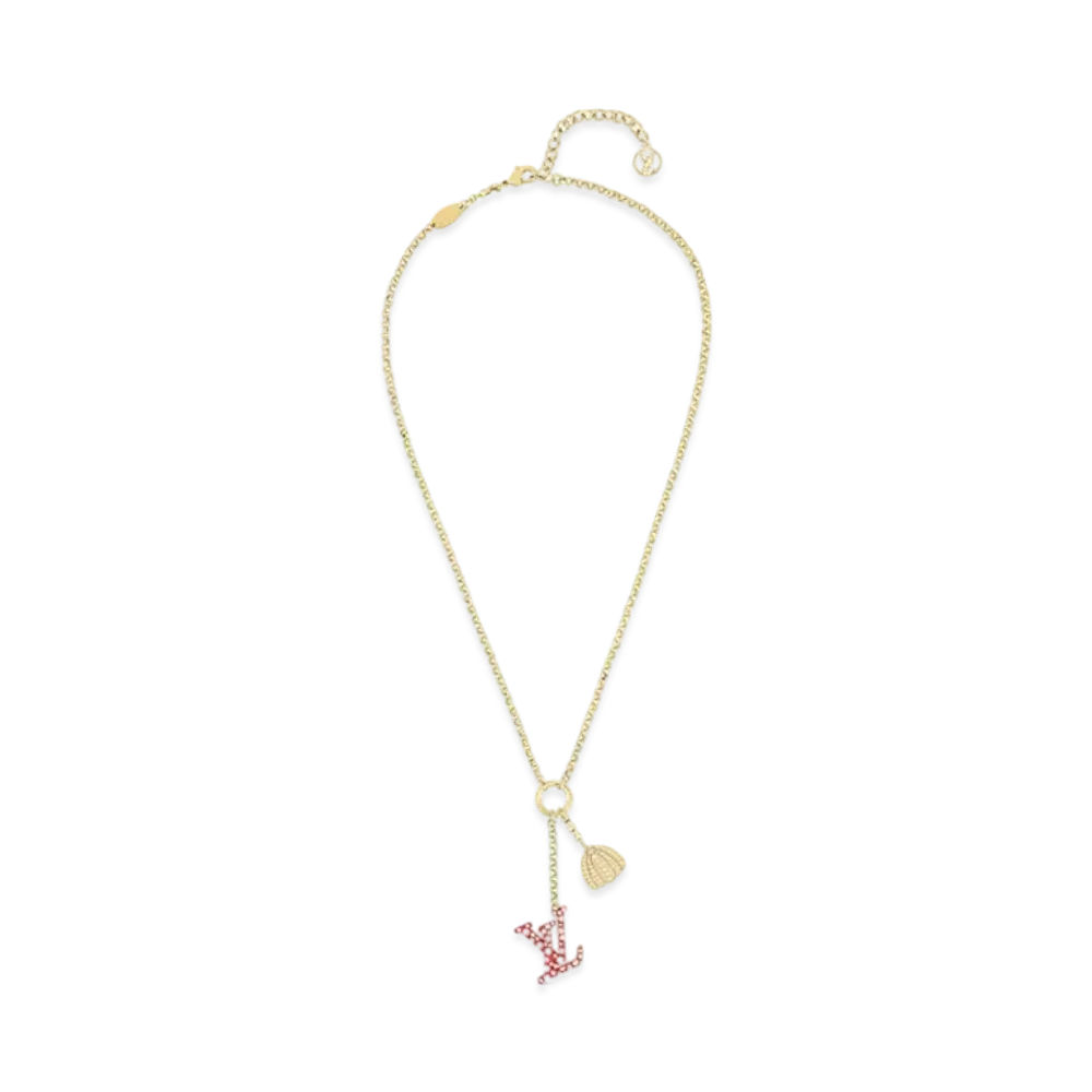 Louis Vuitton x Yayoi Kusama LV Iconic Infinity Dots Necklace "Rouge/Blanc"