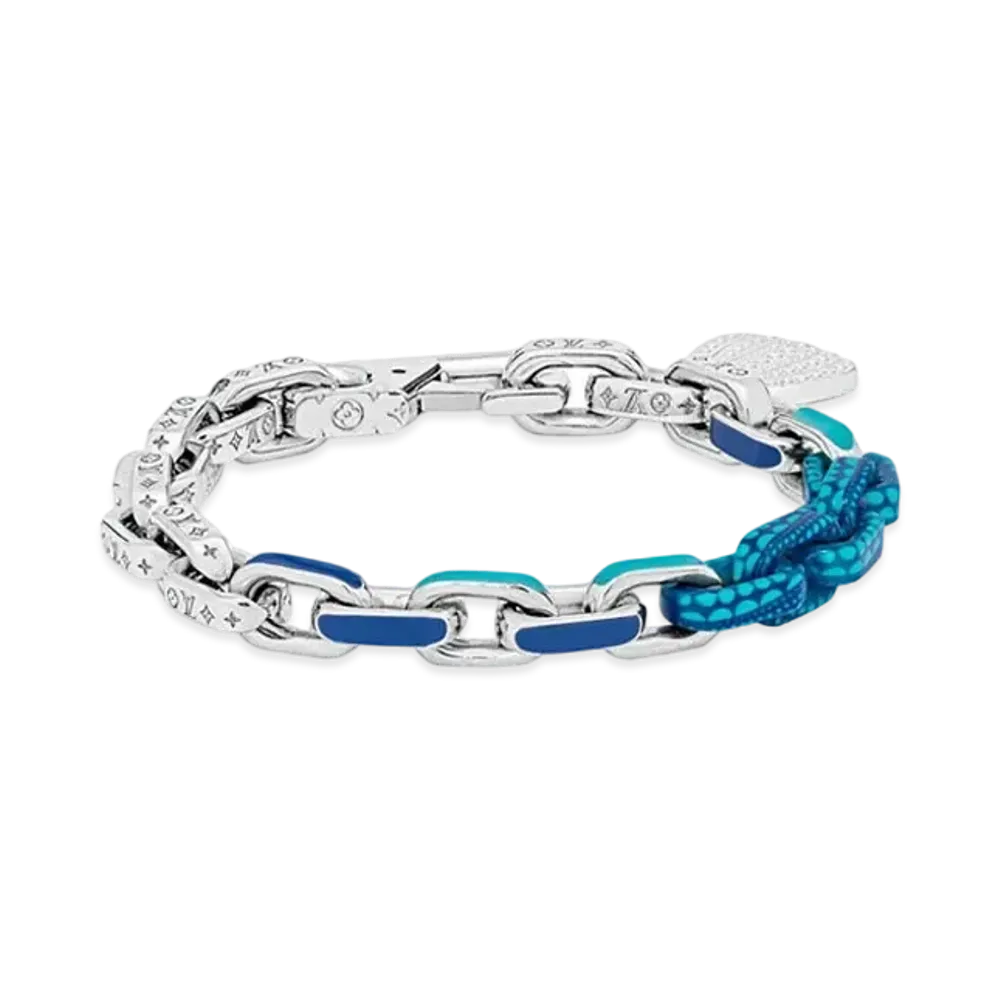 Louis Vuitton x Yayoi Kusama Paradise Chain Bracelet Pumpkin "Blue"