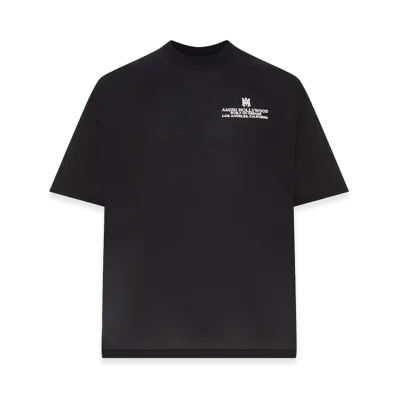 AMIRI Cotton T-Shirt With Logo "Black"