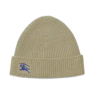 Burberry Women's Cashmere Beanie Hat "Khaki"