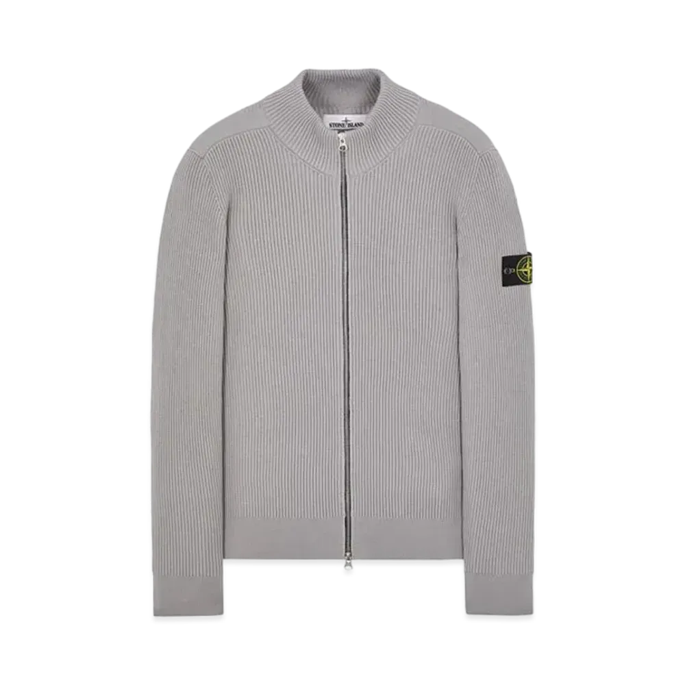 Stone Island 523C2 FULL RIB PURE WOOL "Pearl Grey"