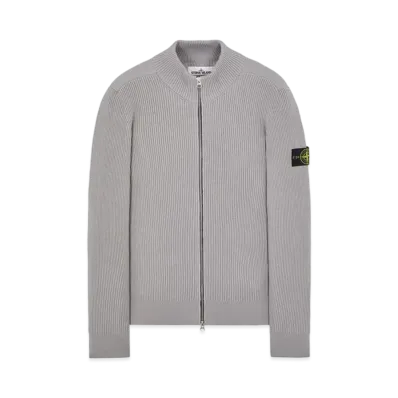 Stone Island 523C2 FULL RIB PURE WOOL "Pearl Grey"