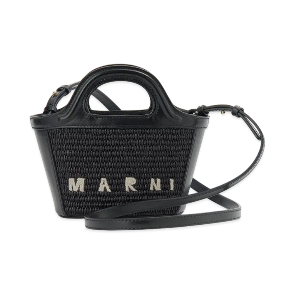 MARNI Tropicalia Micro Shoulder Bag "Black"