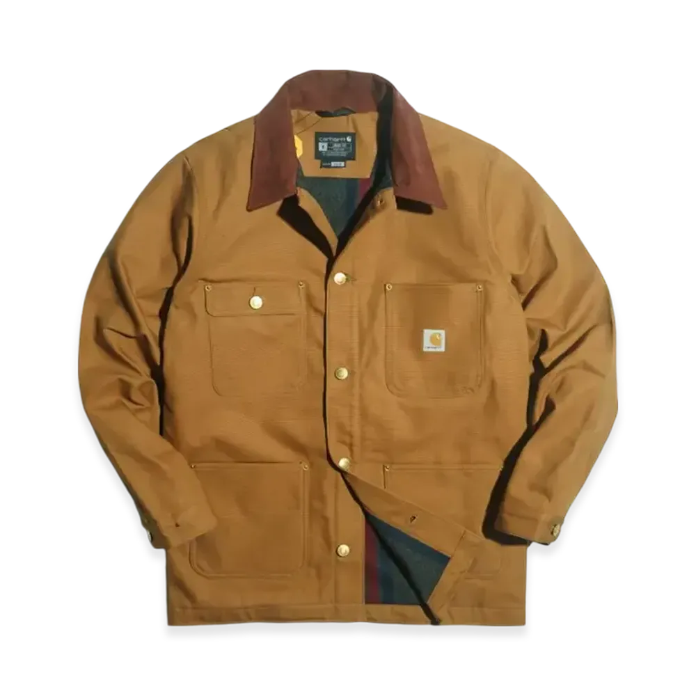 Carhartt WIP Duck Chore Coat Blanket Lining "Brown"