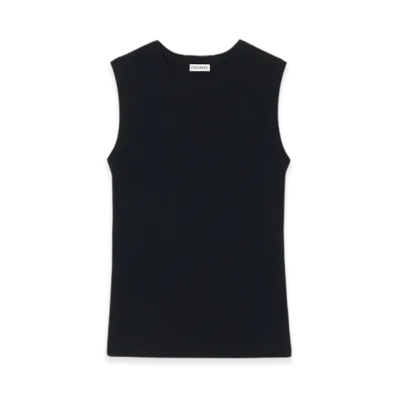 INSCRIRE Fraise Tight Fit Tank "Black"