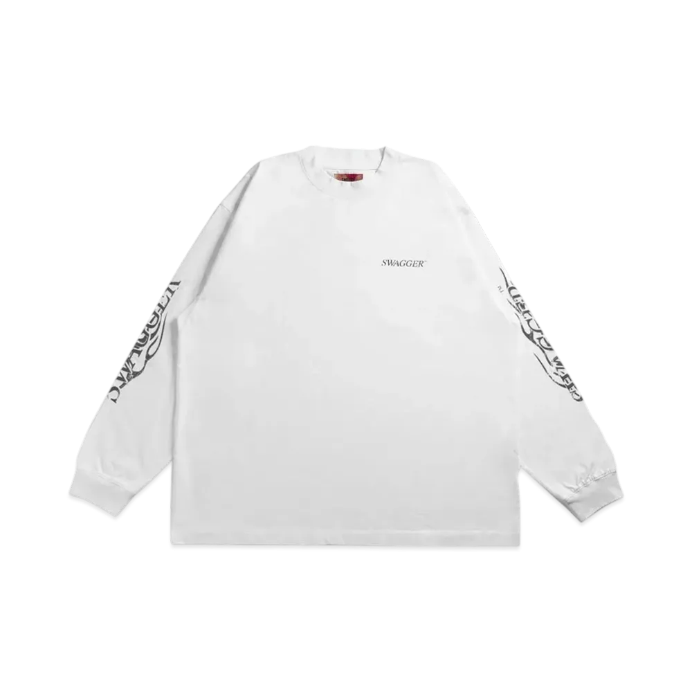 SWAGGER FLAME LT-SHIRT "WHITE"