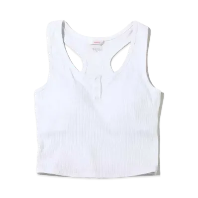atmos pink Basic Rib Tank "White"