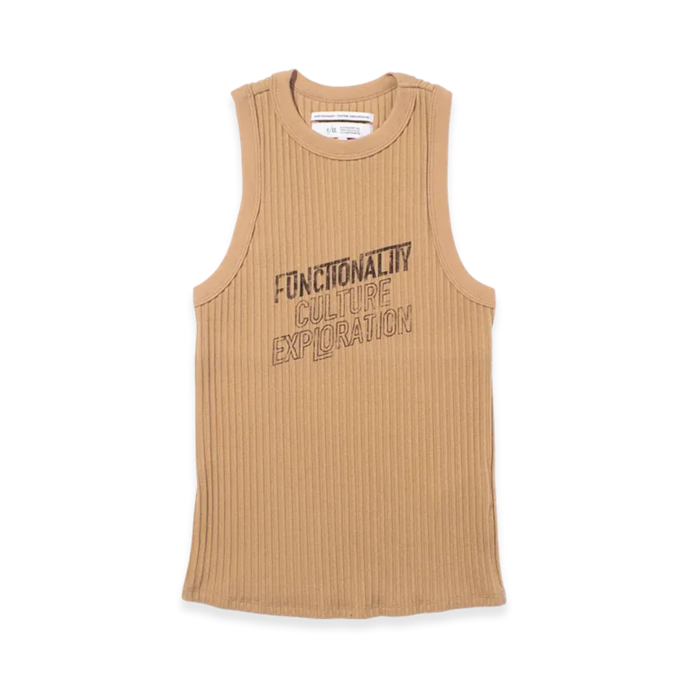 F/CE. Vintage Wide Rib Tank Top "Ivory"