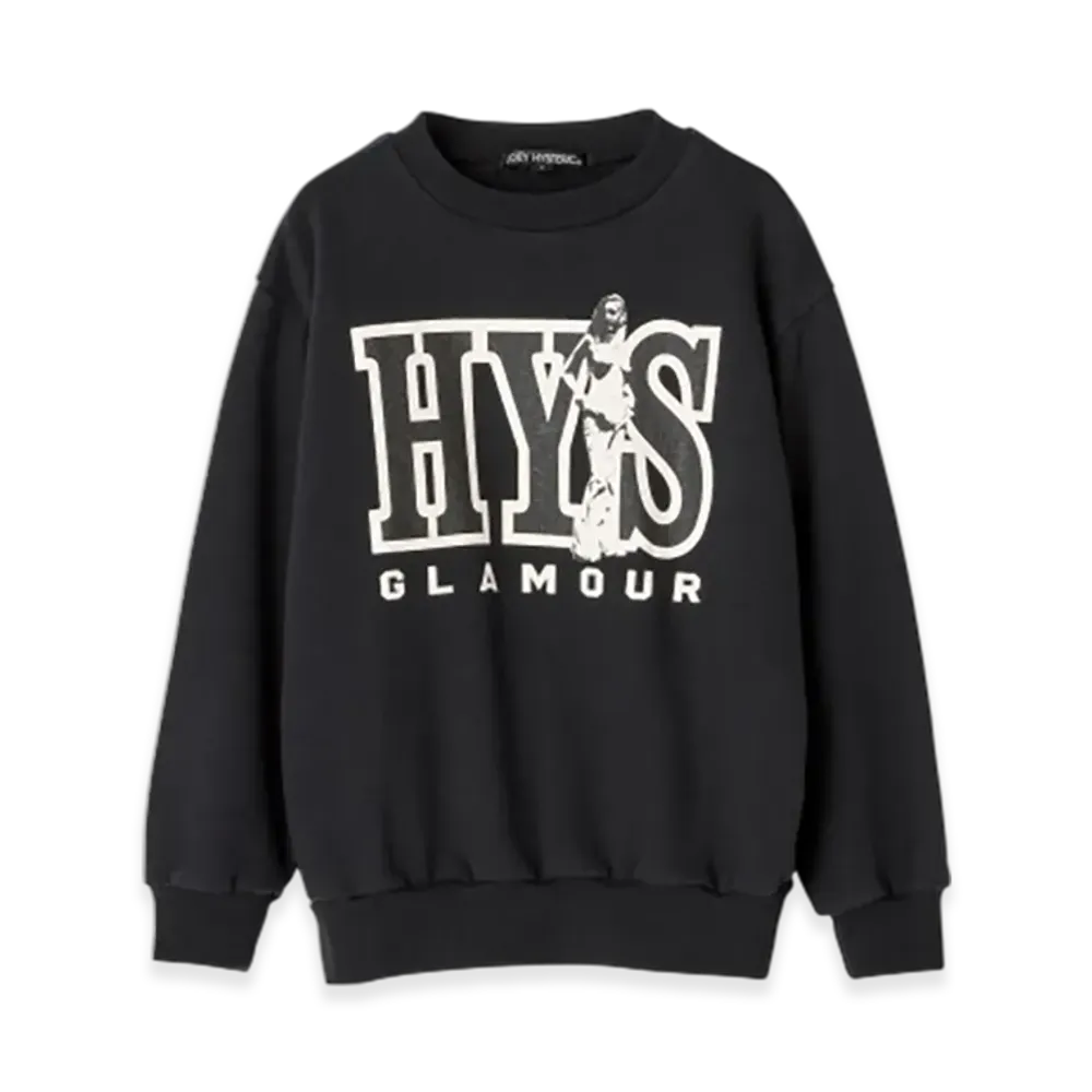 HYSTERIC GLAMOUR HYS University Sweatshirt Kids "Black"